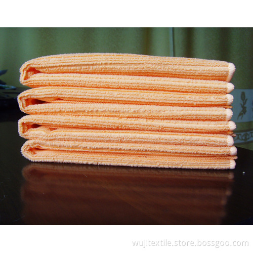 Microfiber Cleaning Cloth Microfiber Very Soft and Water-Absorbing Bath Towel Microfiber Towel (WJ-T556)